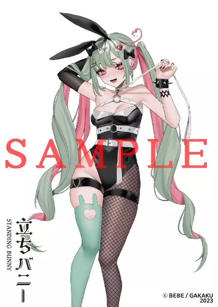 46.BEBE アクリルトレカ 「立ちバニー」