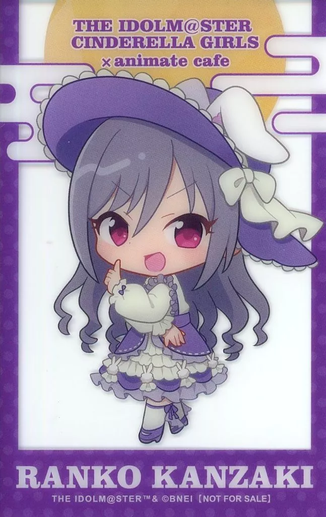 神崎蘭子(ミニキャラ) クリアカード 「アイドルマスター シンデレラガールズ×animatecafe」 クリアカードプレゼントキャンペーン特典
