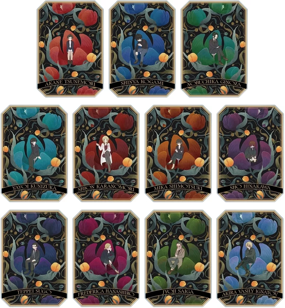 キャラカード　全11種セット 「劇場版 PSYCHO-PASS サイコパス PROVIDENCE トレーディング Botania アクリルカード」