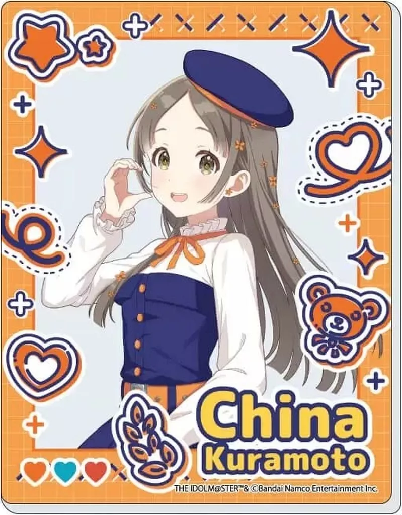 倉本千奈(枠カラー/アイコン) 「学園アイドルマスター グッズフェア in ゲーマーズ アクリルカード 01/シミラールック衣装ver.(描き下ろしイラスト)」