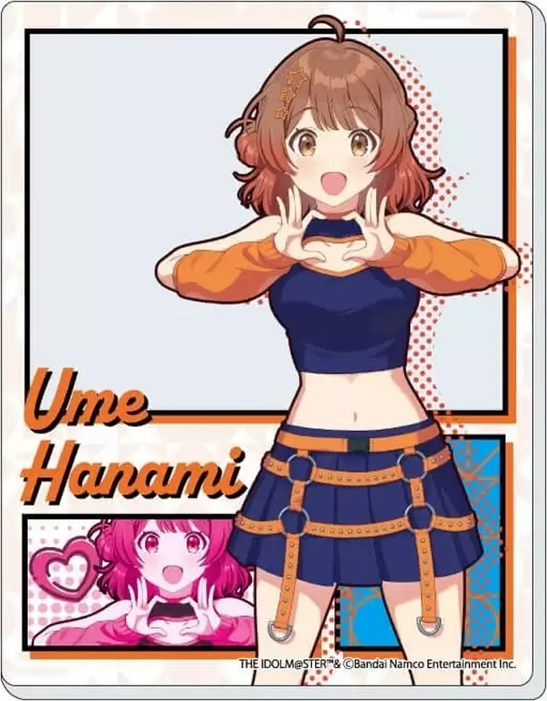 花海佑芽(枠ホワイト) 「学園アイドルマスター グッズフェア in ゲーマーズ アクリルカード 01/シミラールック衣装ver.(描き下ろしイラスト)」