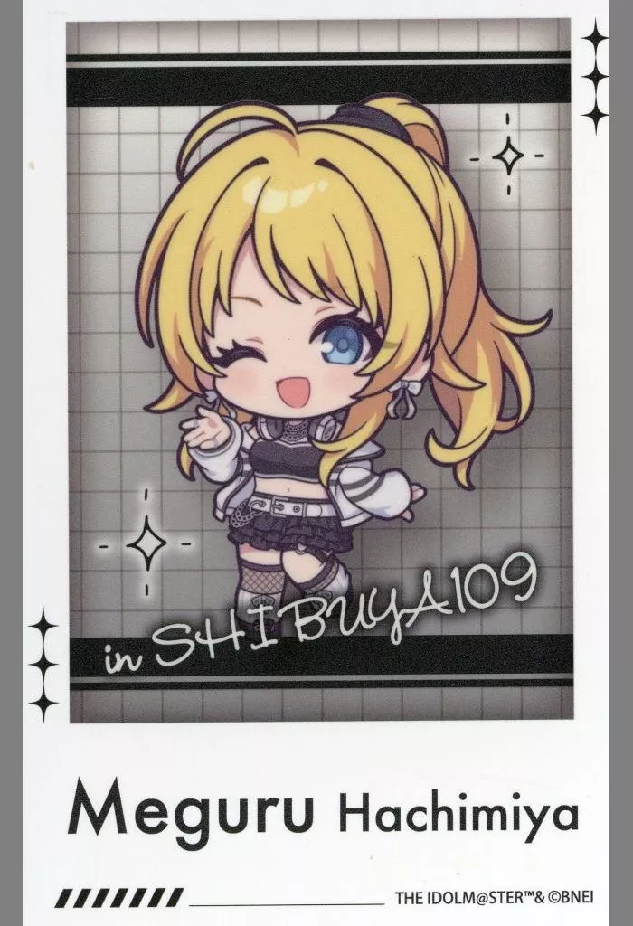 八宮めぐる(ミニキャラ) 「アイドルマスター シャイニーカラーズ 櫻木真乃＆浅倉透 POP UP SHOP White Night Collection トレーディングインスタントフォトカード White Night Collection」