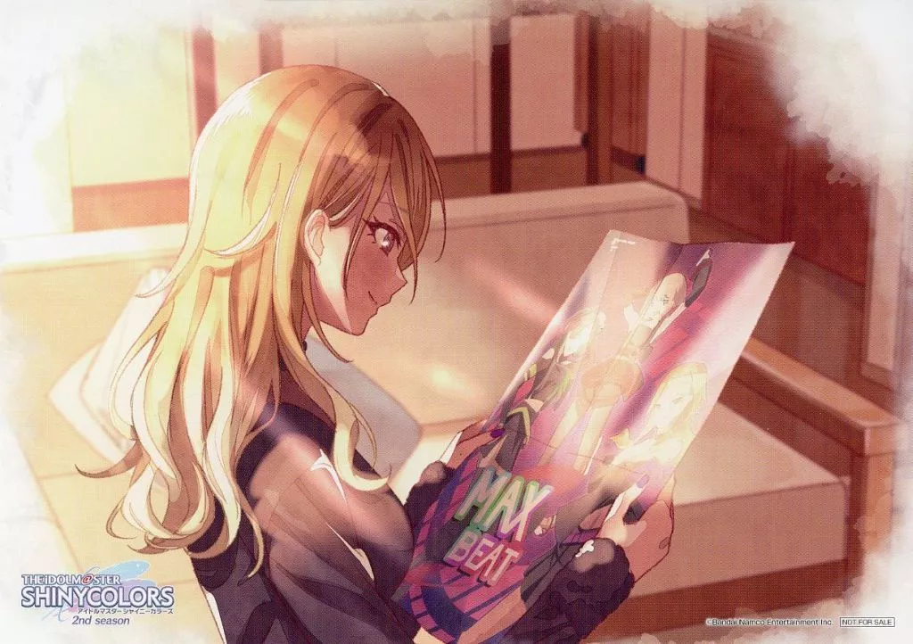 和泉愛依 描き下ろしイラストシート 「アイドルマスター シャイニーカラーズ 2nd season 劇場先行上映 第3章」 1週目来場者特典