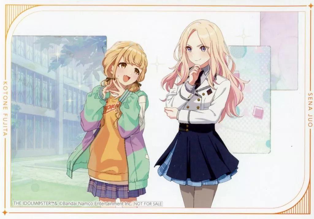 藤田ことね＆十王星南 特典ブロマイド 「学園アイドルマスター POP UP SHOP in GiGO」 対象商品購入特典