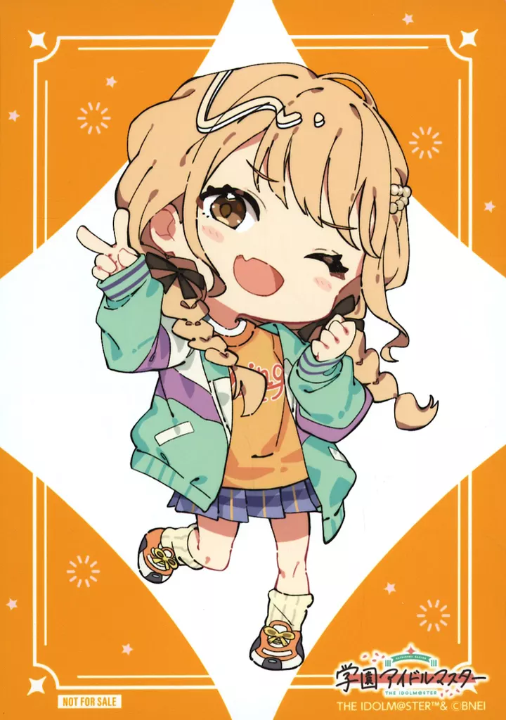 藤田ことね(デフォルメ) ブロマイド 「学園アイドルマスター POP UP STORE in SHIBUYA109」 対象商品購入特典