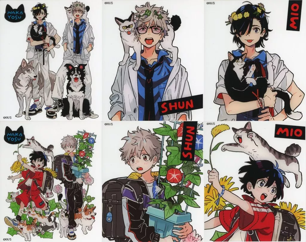 キャラカード　全6種セット 「海辺のエトランゼ・春風のエトランゼ POPUP SHOP アクリルカード」