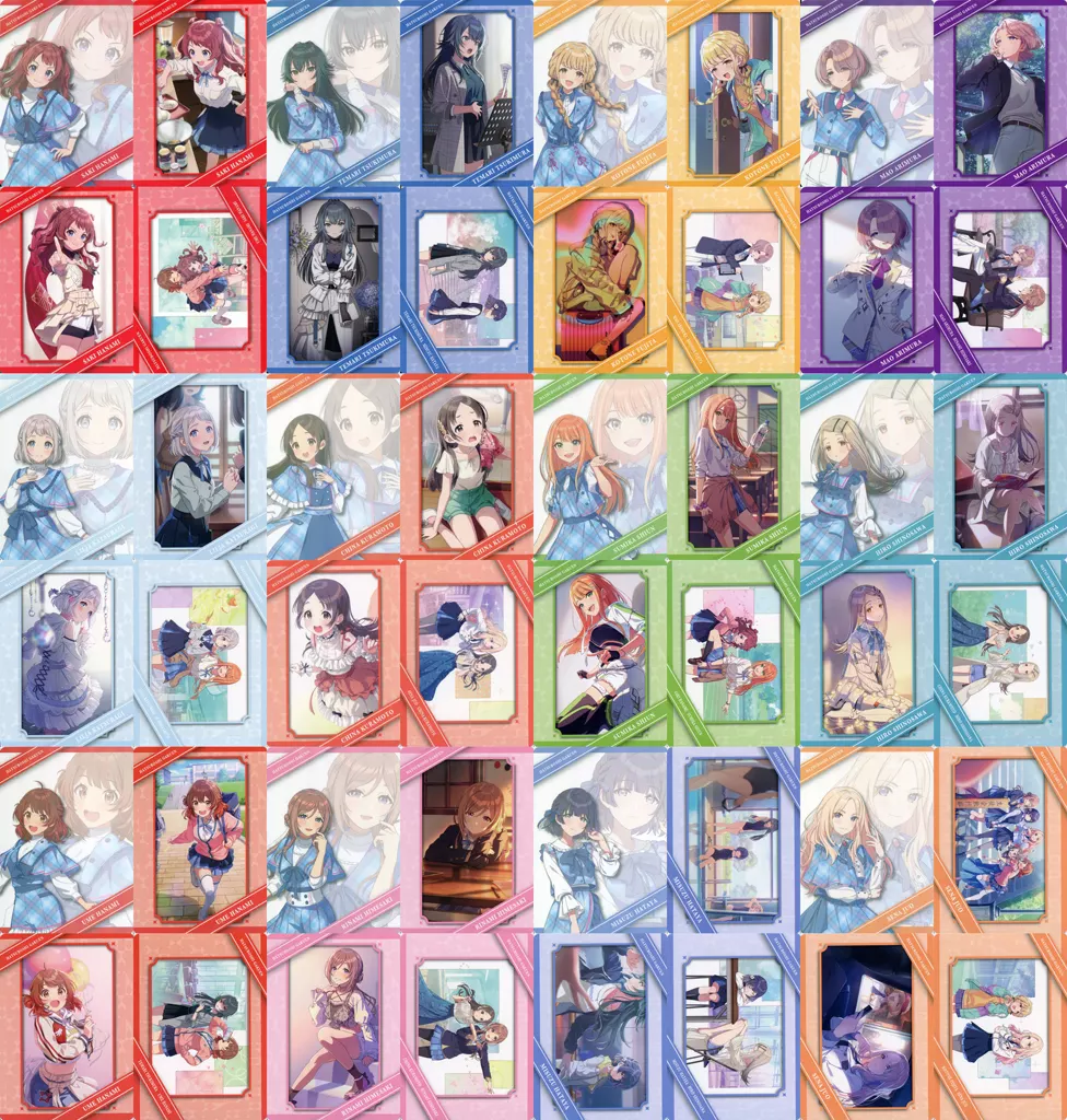 全12種セット トレーディングカード4枚セット 「FAMくじオンライン 学園アイドルマスター」 E賞