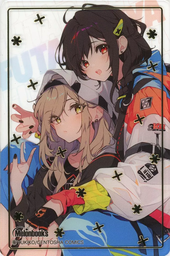 [単品] ふたりべや/桜子＆かすみ アクリルカード 「コミックス 日常やめたらしたいこと メロンブックス限定版A」 同梱特典