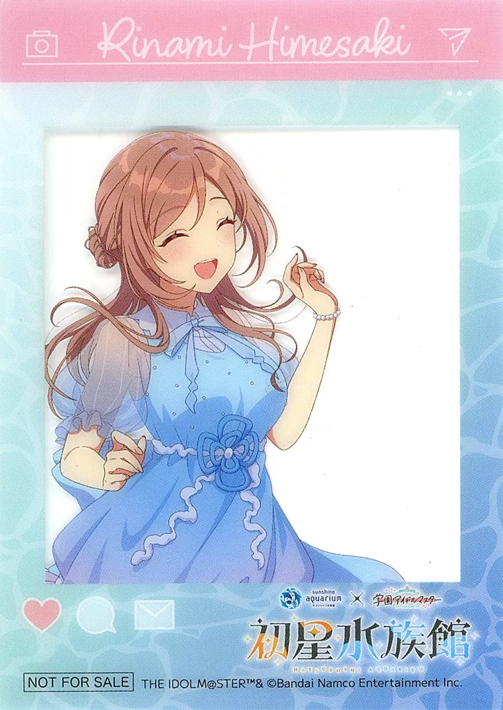 姫崎莉波 SNS風クリアカード 「サンシャイン水族館×学園アイドルマスター」 デジタルスタンプラリー完走特典