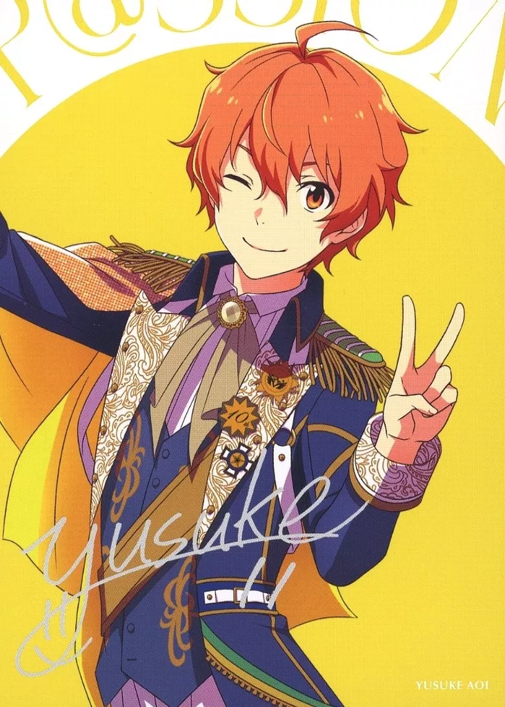 蒼井悠介 特製ブロマイド 「CD アイドルマスター SideM W / THE IDOLM＠STER SideM 10th ANNIVERSARY P＠SSION 05 W」 初回生産分封入特典