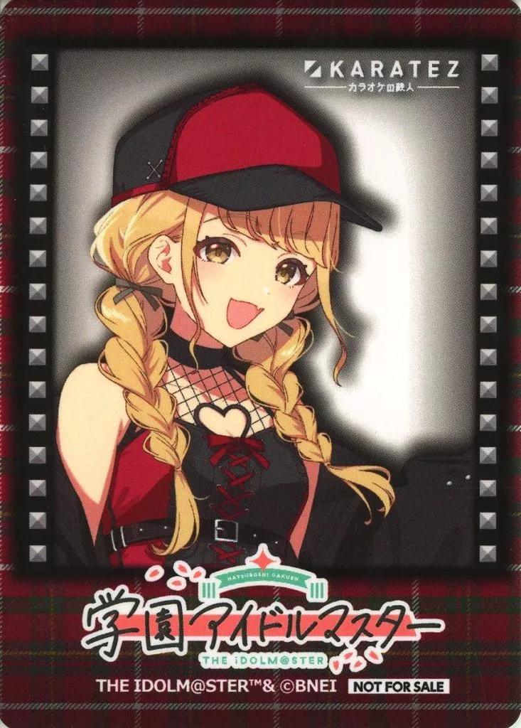 藤田ことね ミニフォト風カード 「学園アイドルマスター×カラオケの鉄人」 コラボドリンク注文特典
