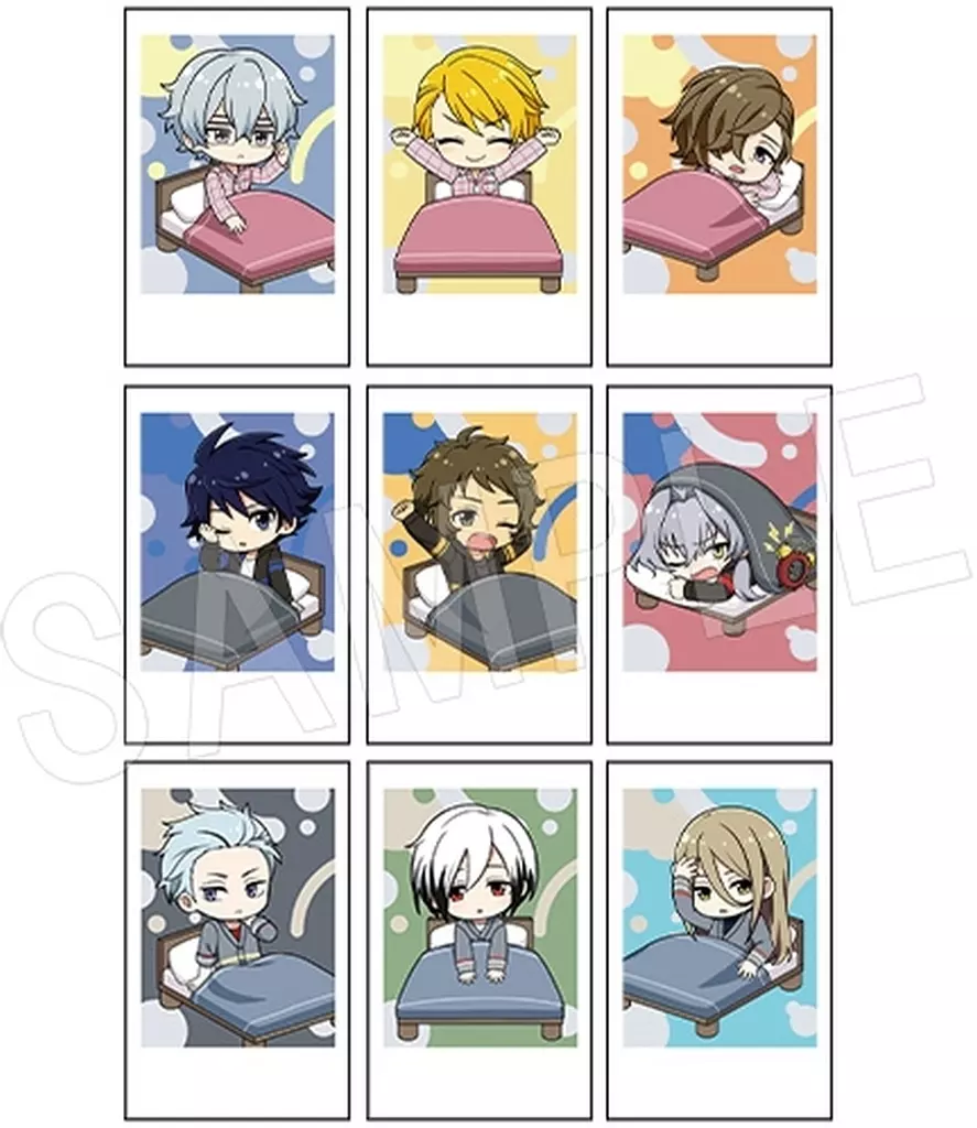 全9種セット 「アイドルマスター SideM ポラショットコレクション ミニキャラ TypeB モーニングルーティンver.」