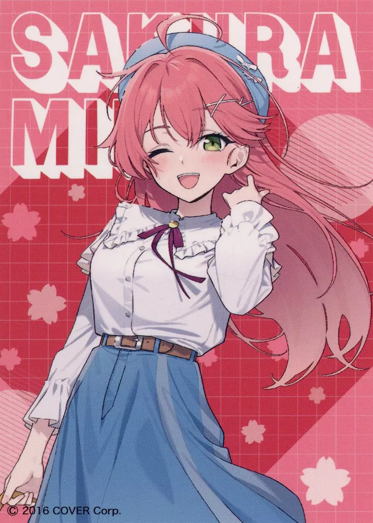さくらみこ(等身) 描き下ろし個別トレカ 「アレジオン×バーチャルYouTuber ホロライブ 24時間ずっとごきげん 花粉の季節をわたしオン 春ルらラキャンペーン」 購入特典