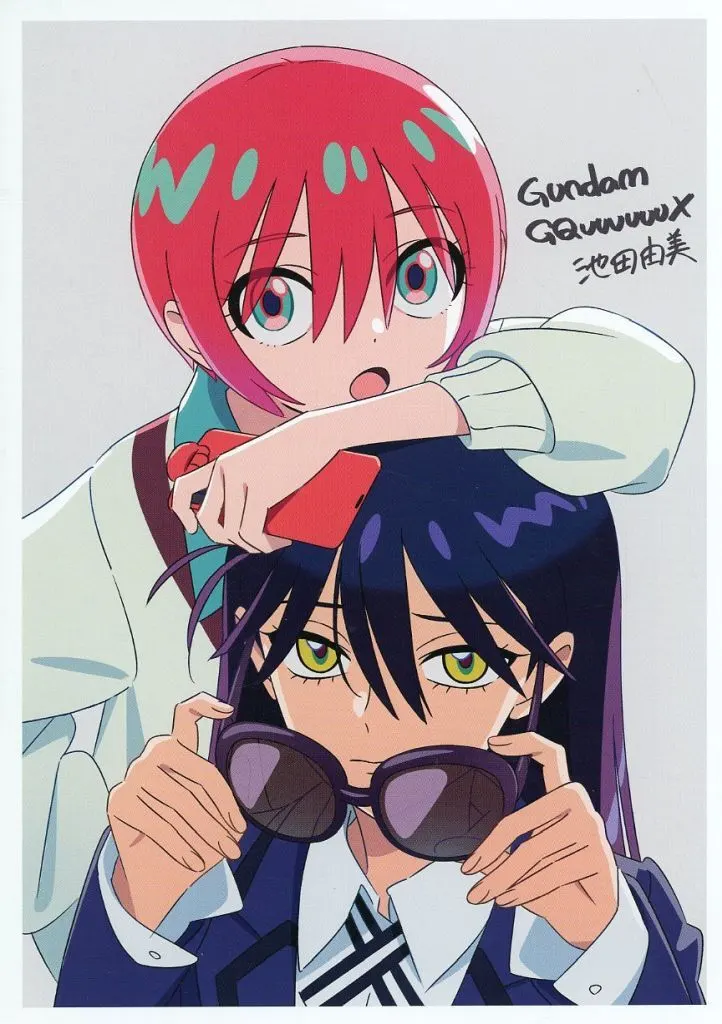 アマテ・ユズリハ＆ニャアン 描き下ろしイラストカード 「機動戦士Gundam GQuuuuuuX -Beginning-」 劇場入場者プレゼント 第5弾