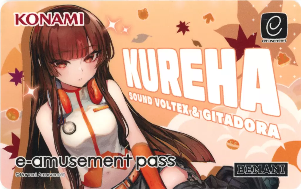 キャラカード　紅刃 e-amusement passカード 「BEMANI」 BEMANI秋のコナステ大感謝祭2024 プレゼントキャンペーン景品