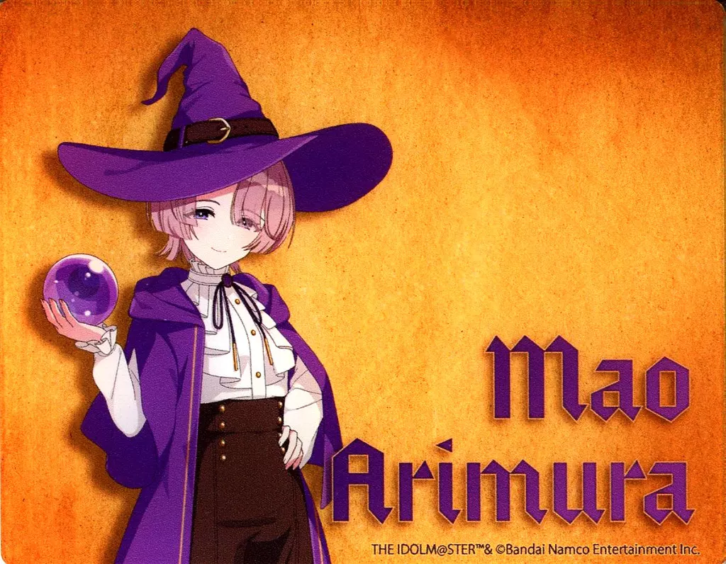 有村麻央 「学園アイドルマスター グッズフェア in ゲーマーズ 第2弾 アクリルカード 04.魔法使いver.(描き下ろしイラスト)」