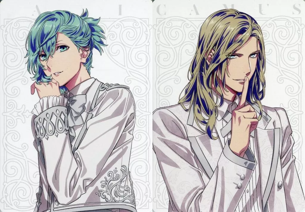 駿河屋 -<中古>美風藍＆カミュ アイドルメッセージカード2種