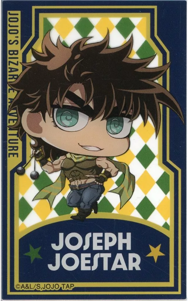 ジョセフ・ジョースター(ちみキャラ) 「ジョジョの奇妙な冒険 JOJO WORLD 3 アクリルカード A」_image