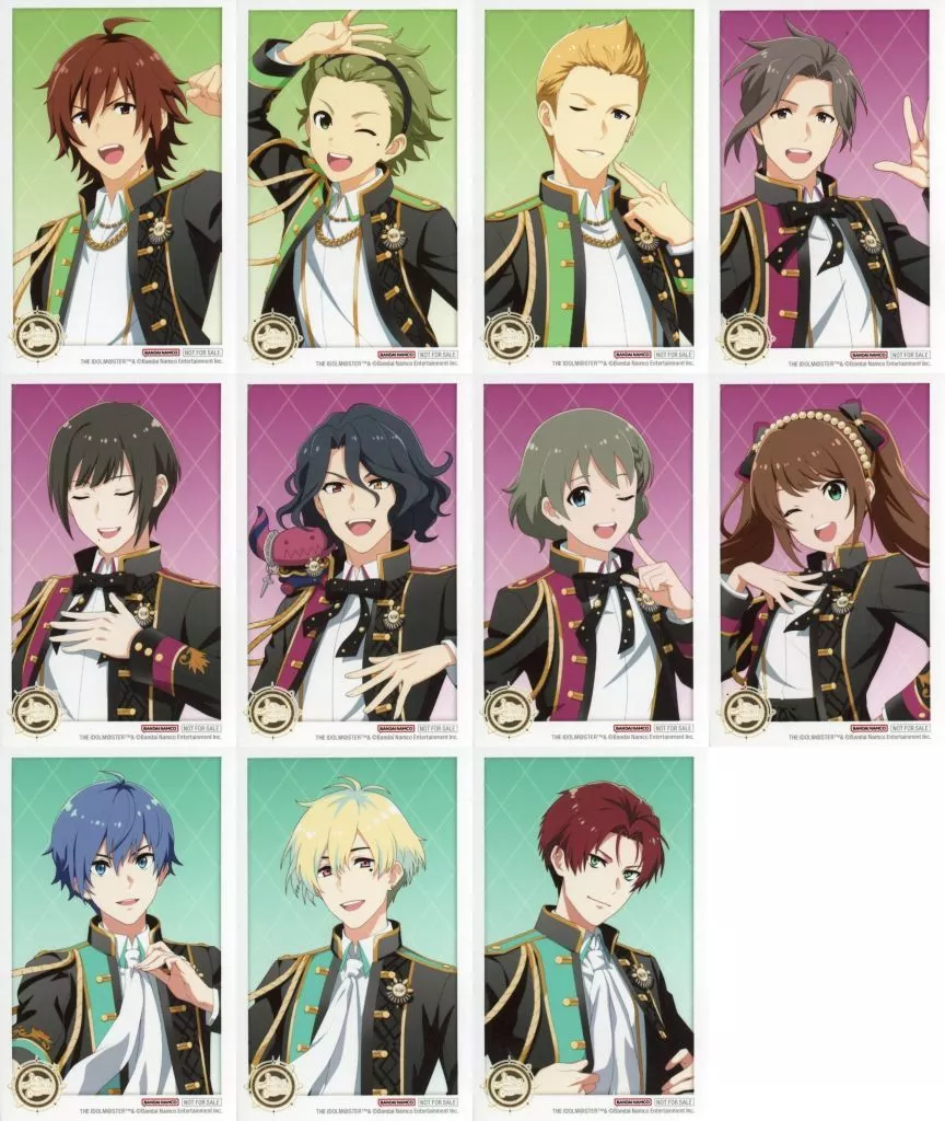 集合 ミニフォト11枚セット 「Blu-ray THE IDOLM＠STER SideM 9th STAGE ～MIR＠-CIRCLE CRESCENDO～」 アニメイト限定購入特典
