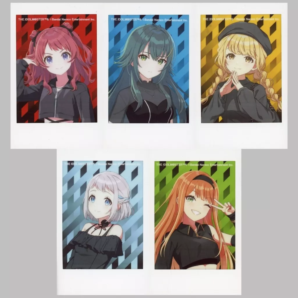 集合 チェキセット(5枚組) 「学園アイドルマスター BLACK COLLECTION by ZOZOTOWN」