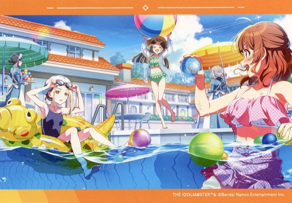夏を楽しみましょう! 「学園アイドルマスター×ばくだん焼本舗 第2弾 池袋店限定 POP UP トレーディングサポートブロマイド」