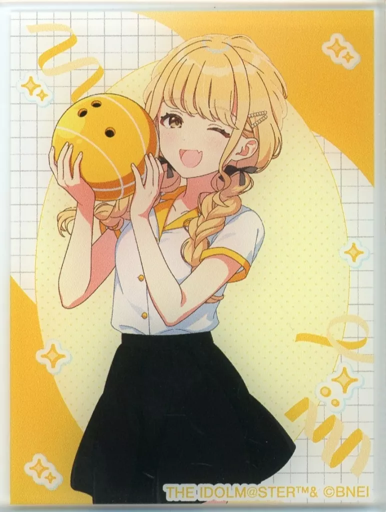 藤田ことね 「学園アイドルマスター×ROUND1 描き下ろし ボウリングシャツver. トレーディングアクリルカード」