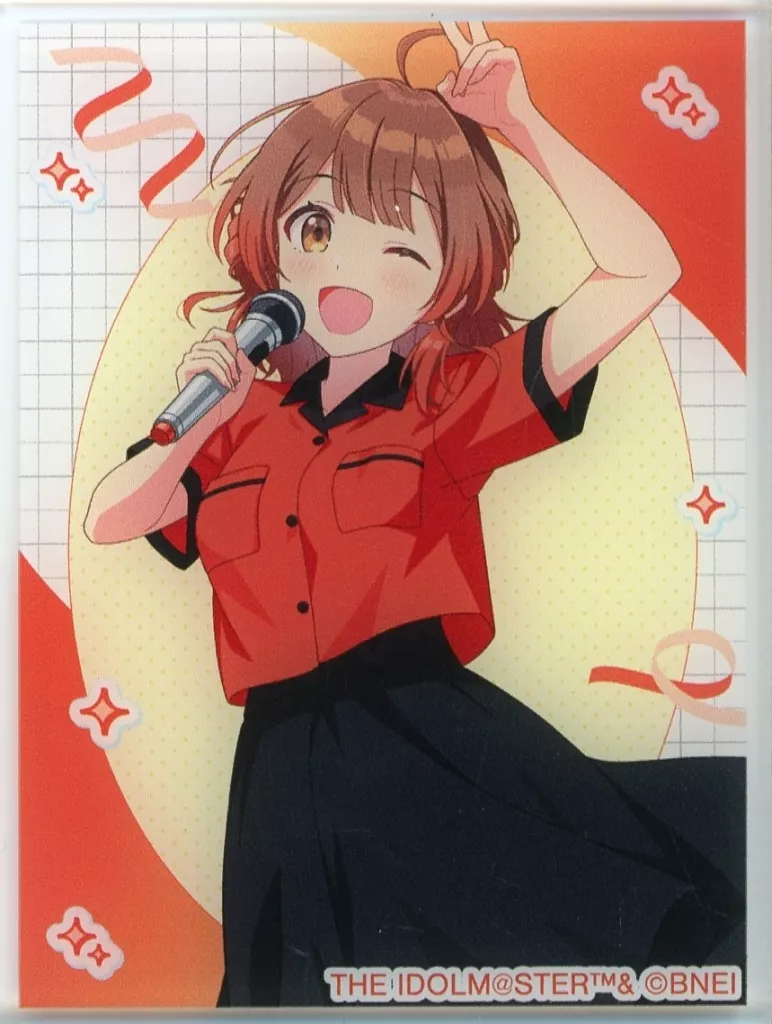 花海佑芽 「学園アイドルマスター×ROUND1 描き下ろし ボウリングシャツver. トレーディングアクリルカード」