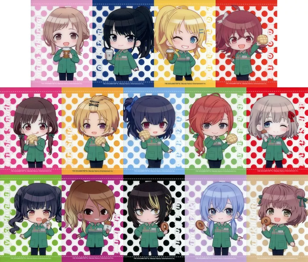 全14種セット 「アイドルマスター シャイニーカラーズ ミニキャラクリアカード ver.1」 セブンネット限定