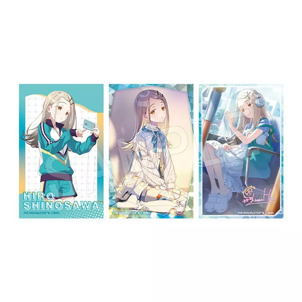 篠澤広 ハードブロマイド(3枚セット) 「学園アイドルマスター」 C106グッズ