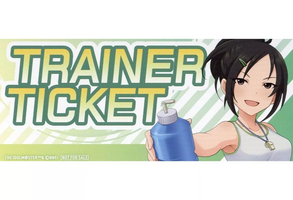マスタートレーナー チケット風カード 「アイドルマスター シンデレラガールズ POPUP SHOP -KAWAII ぱれーど-」 マルイシティ横浜 対象商品購入特典