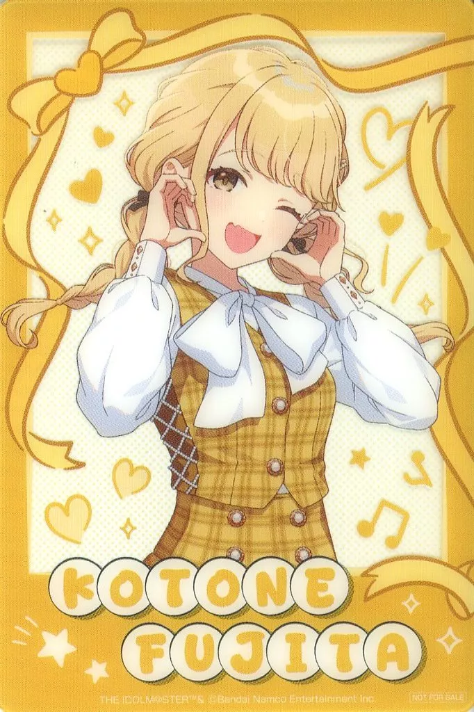 藤田ことね オリジナル クリアカード 「学園アイドルマスター×セブンイレブン」 対象商品購入特典