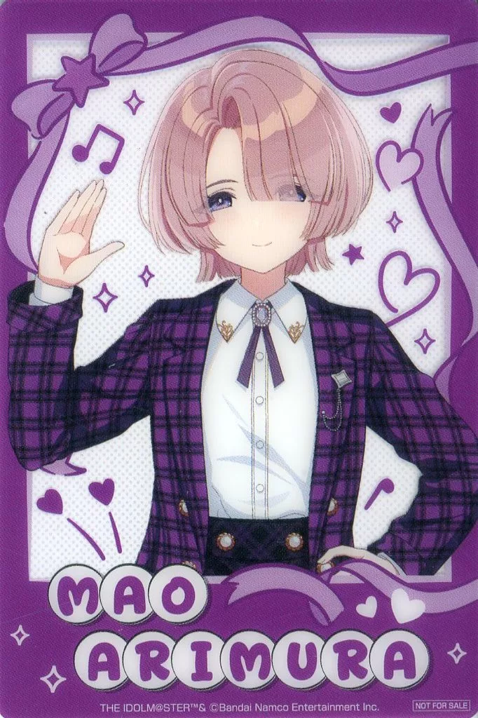 有村麻央 オリジナル クリアカード 「学園アイドルマスター×セブンイレブン」 対象商品購入特典