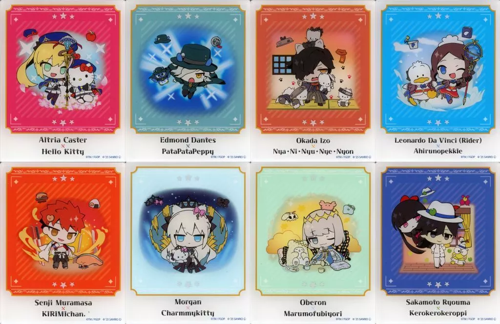 全8種セット 「Fate/Grand Order×サンリオキャラクターズ アクリルカード 03/(コラボイラスト)」_image