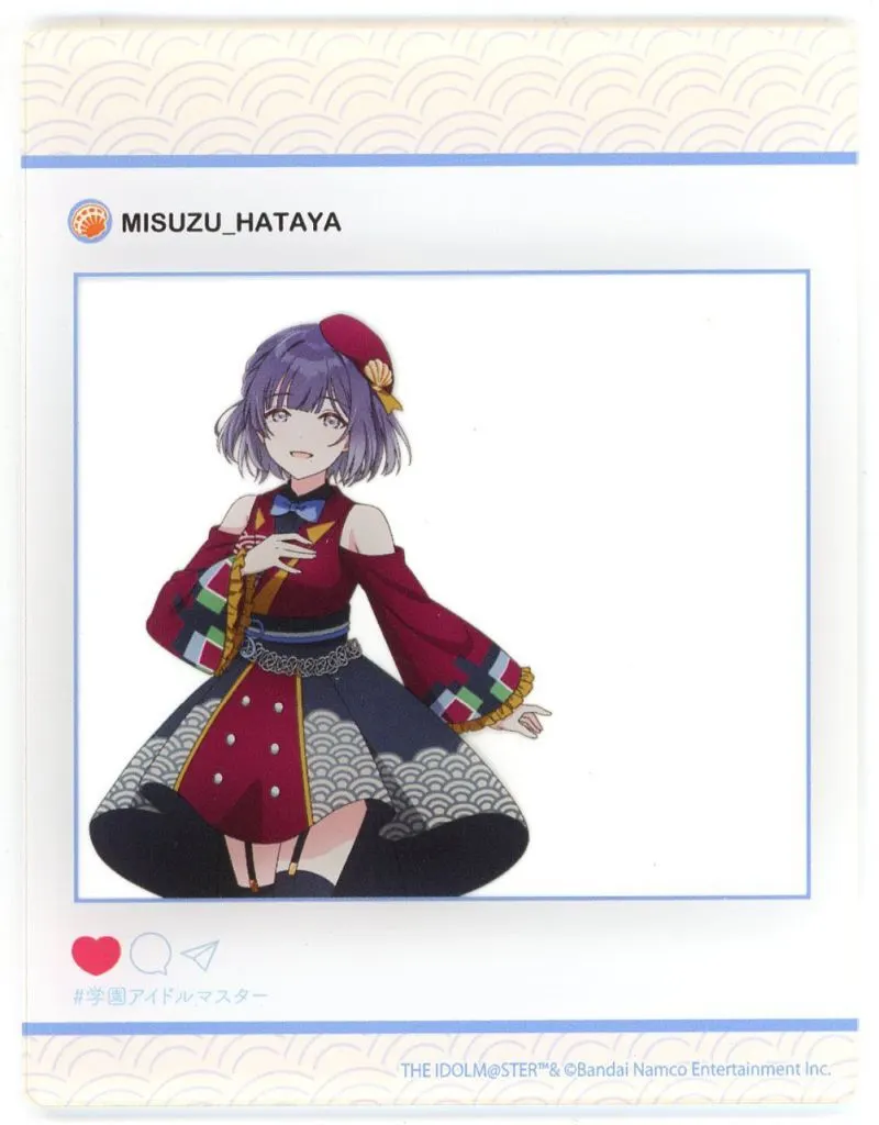 秦谷美鈴 「アイドルマスターシリーズ 伊勢・鳥羽・志摩をぐるっと巡る! THE ISE-SHIM＠STER アクリルカード(描き下ろしイラスト)」