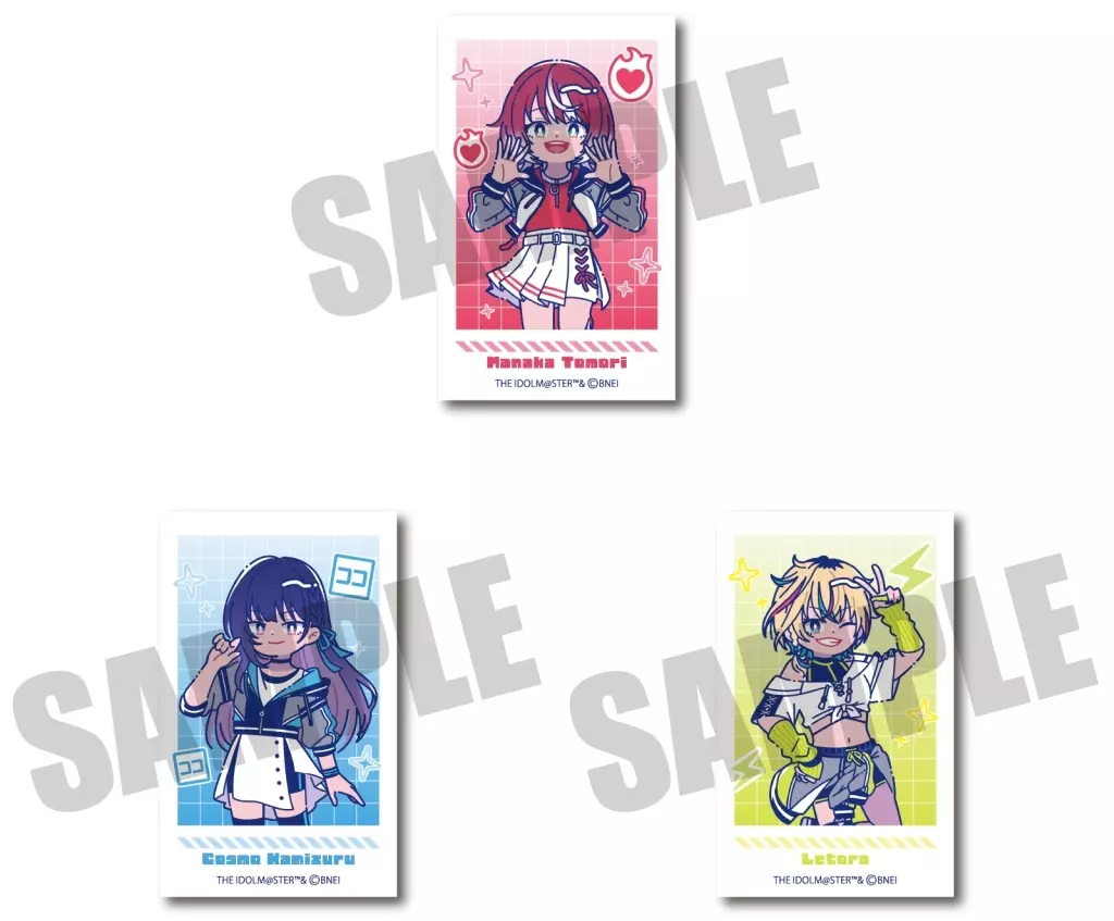全3種セット 「アイドルマスター vα-liv(ヴイアライヴ) にゅ～とろ トレーディングチェキ風カード」
