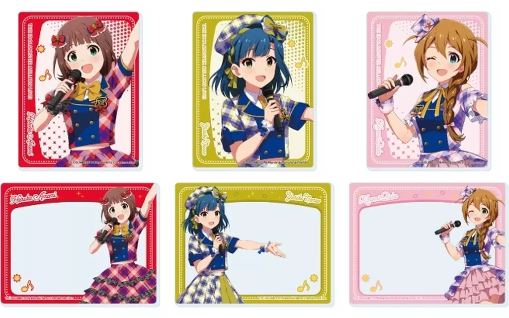 全6種セット 「アイドルマスター ミリオンライブ! トレーディングアクリルカード 06.カラオケver. 描き下ろしイラスト」