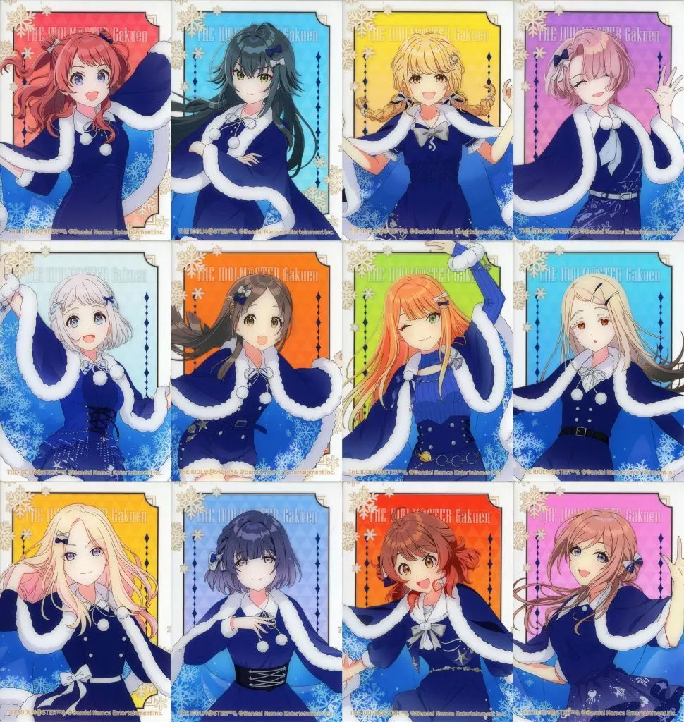 全12種セット 「学園アイドルマスター×横浜・八景島シーパラダイス 初星パラダイス トレーディングクリアカード(描き下ろし)」