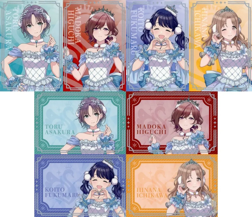 全8種セット 「アイドルマスター シャイニーカラーズ×アトフェス 狭山スキー場のスノー・マジック! 箔押しトレーディングカード(描き下ろし)」