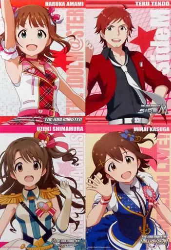 天海春香＆春日未来＆島村卯月＆天道輝 ポストカード4枚セット 「アイドルマスター 10周年記念 アニメイトフェア」 対象商品購入特典