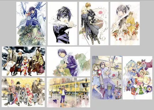 ノラガミ 原画ポストカード10枚セット 「ノラガミ 今昔原画展×オンリーショップ」
