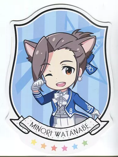 渡辺みのり ダイカットポストカード 「アイドルマスター SideM in ナンジャタウン」 ならべてSmileたこ焼きビンゴ 3等