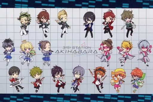 集合(AKIHABARA) オリジナルデザインポストカード 「アイドルマスター SideM in ナンジャタウン×315! STATION AKIHABARA」 スタンプラリー景品