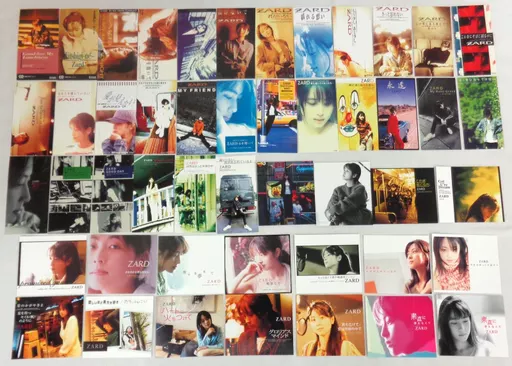 ポストカード(女性)　ZARD 全シングルジャケット型ポストカードセット(48枚組) 「ZARD CD＆DVDコレクション」 定期購読者特典