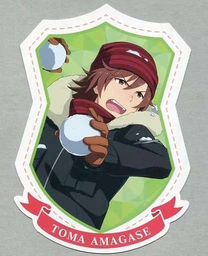 天ヶ瀬冬馬 ダイカットポストカード 「アイドルマスター SideM」 アイドルマスターオフィシャルショップ くじM＠STER D賞