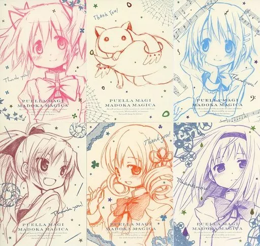 駿河屋 -<中古>全6種セット ポストカード 「劇場版 魔法少女まどか