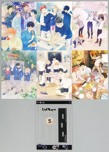 集合 アクリルフレーム＆ポストカードセット 「ハイキュー!!」 アニまるっ!限定