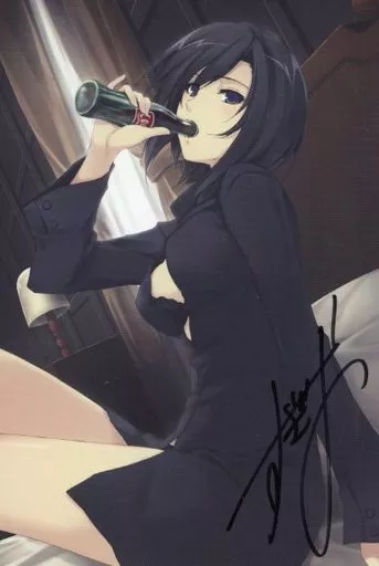 [単品] 切原想子 杉菜水姫直筆サイン入りポストカード 「クロウカシス 七憑キノ贄 オリジナル栞セット」 バナーキャンペーン参加景品