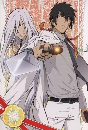 スクアーロ＆Xanxus ポストカード 「家庭教師ヒットマンREBORN! アニメモバイル リボアニ」 キャンペーン配布品