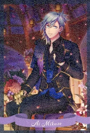 駿河屋 -<中古>美風藍 ホロポストカード My Dearest Flower Ver