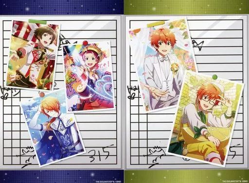 W＆F-LAGS マイデスク風ポストカードセット(2枚セット) 「コトブキヤくじ アイドルマスター SideM Event Collection2」 10連セット購入特典
